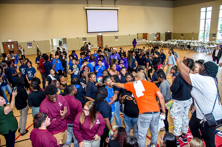 Youth Connection Charter School Pep Rally